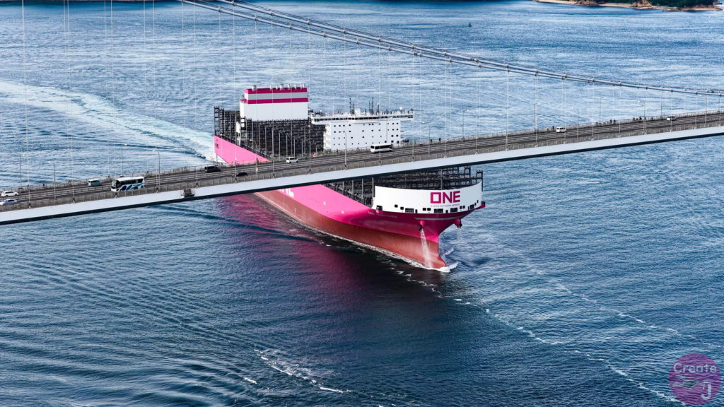 海上公試完了して帰還「 ONE SAPPHIRE 」ONE向け13,700TEU